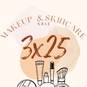All makeup& skincare 3x$25